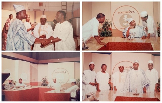June 12 flashback: Photos of Abiola, Tofa during an interview in 1993