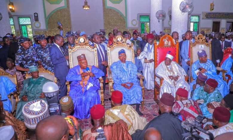 Buhari receives bride for Zulum’s son as VP, governors, Dangote, others attend wedding