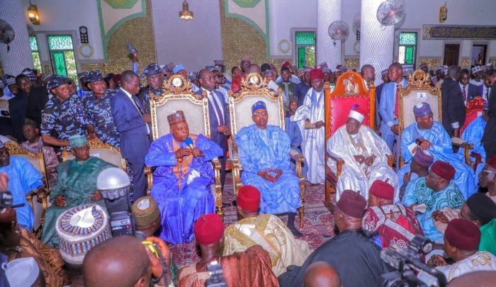 Buhari receives bride for Zulum’s son as VP, governors, Dangote, others attend wedding