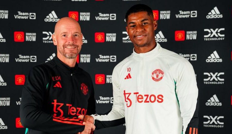 Marcus Rashford signs new contract with Manchester United