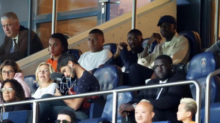 Mbappe watches from the stands as PSG frustrated in Lorient draw
