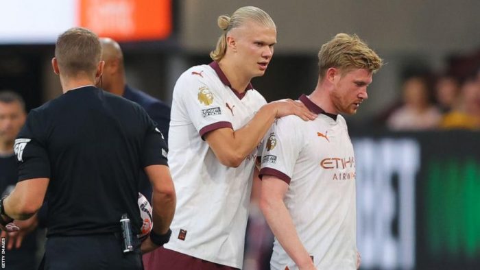 Injury: Man City midfielder Kevin de Bruyne to miss up to 4 months of season