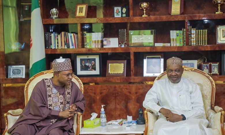 PHOTOS: Gov Uba Sani visits former VP Namadi Sambo