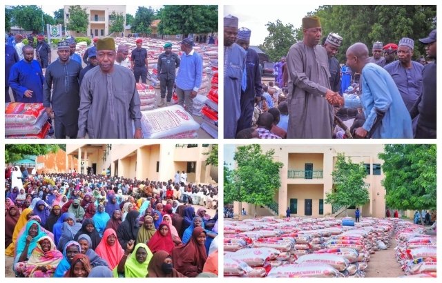 Fuel subsidy: Zulum shares food to 2,000 households in Mafoni