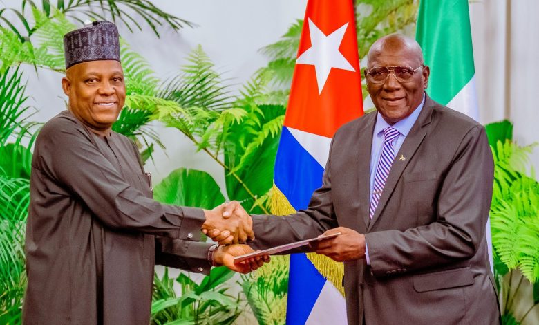 Nigeria and Cuba to deepen strategic relations, says Shettima