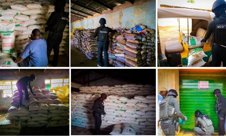 NSCDC busts adulterated fertiliser syndicate in Jos, arrests five suspects