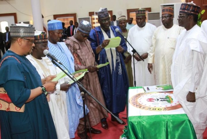 Gov Buni swears in 9 new permanent secretaries in Yobe