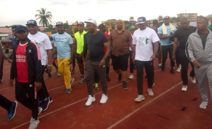 Soludo leads 1,000-man health walk in Anambra