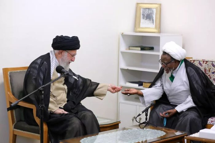 PHOTOS: Sheikh Zakzaky, wife visit Iran's Supreme Leader Ayatollah Ali Khamenei