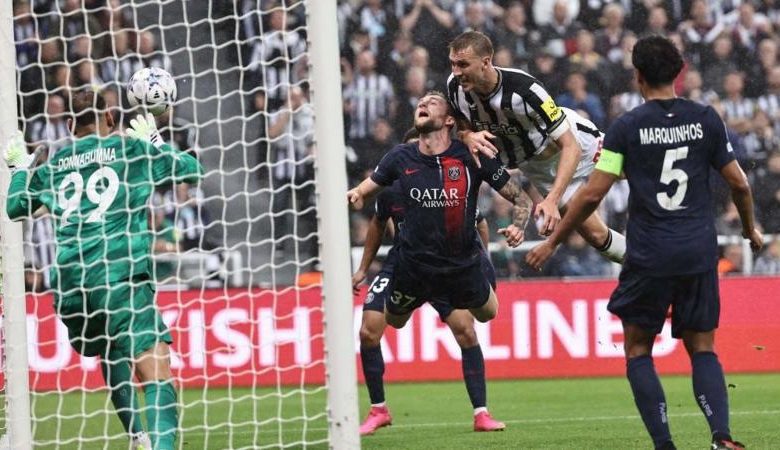 Champions league: Newcastle United thrash Paris St-Germain 4-1