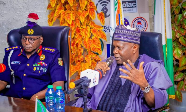 Governor Inuwa visits NSCDC HQ, seeks review of operational strategies to combat crimes