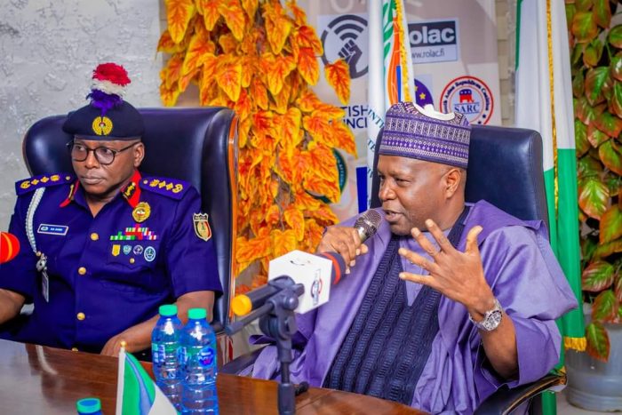 Governor Inuwa visits NSCDC HQ, seeks review of operational strategies to combat crimes