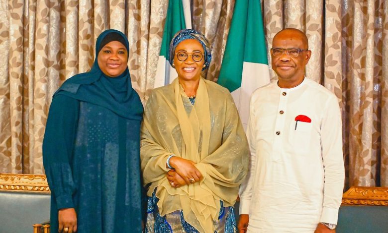 Wike visits First Lady Remi Tinubu, plans women affairs directorate in FCT