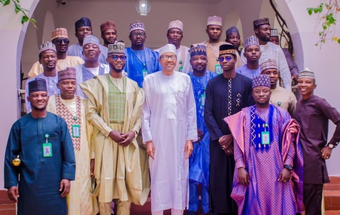 PHOTOS: Ali Jita leads singers on solidarity visit to Buhari