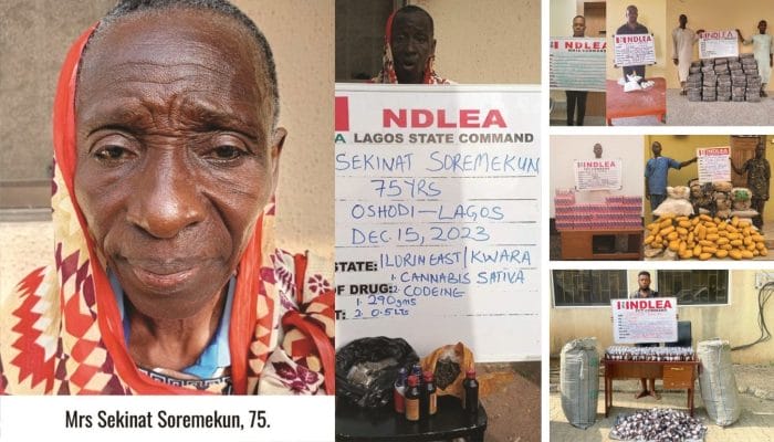 NDLEA arrests grandma for drugs in Lagos