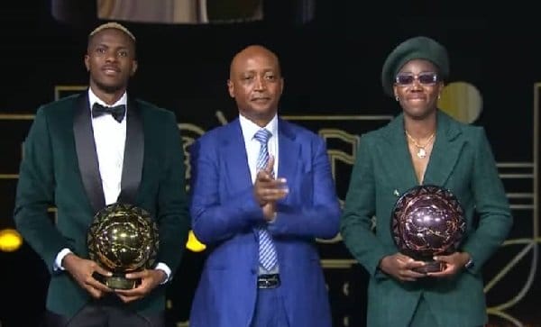 Nigeria shines as Victor Osimhen and Asisat Oshoala win CAF footballer of the year awards