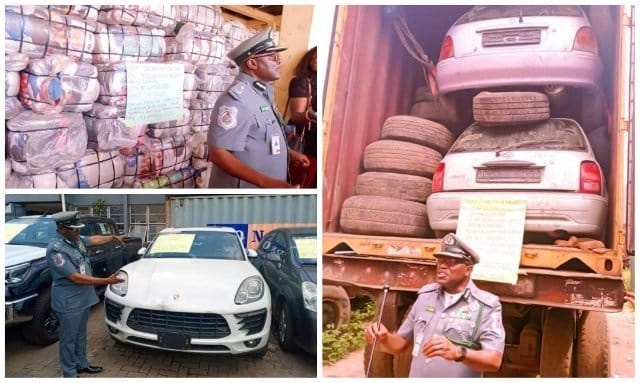 Customs intercepts smuggled cars, others, arrests suspects