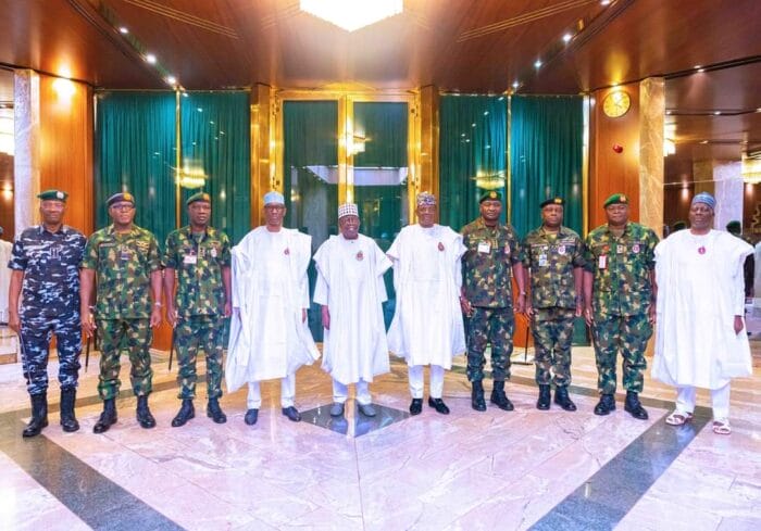 PHOTOS: Tinubu decorates Guards Brigade commander, CPSO, others with new ranks