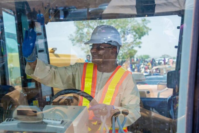 Governor Sani inaugurates construction of 6km Kaduna bypass