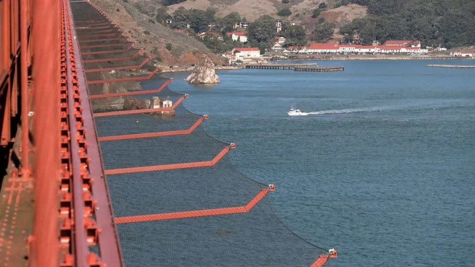 US Golden Gate Bridge gets suicide net after 87 years
