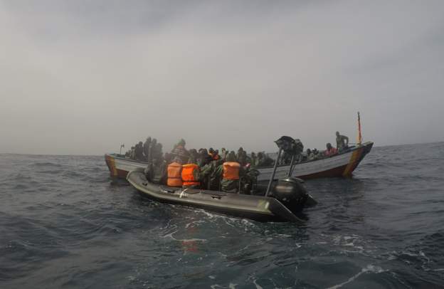Morocco’s navy rescues 141 African migrants