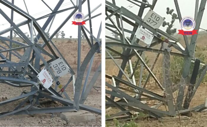Vandals destroy electricity towers along Gombe-Damaturu 330kV transmission line