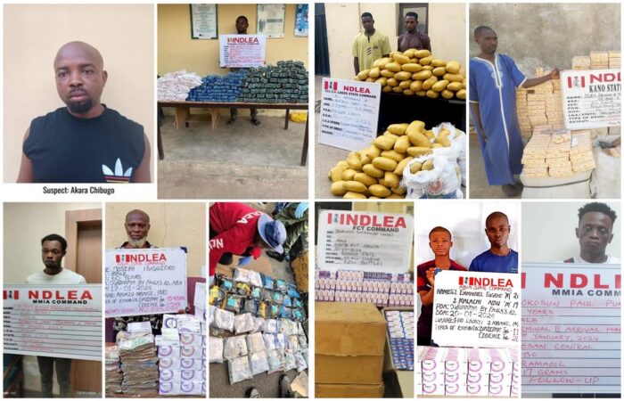 NDLEA arrests insurgents supplier, intercepts 7.6 tons of illicit drugs in Borno, Nasarawa