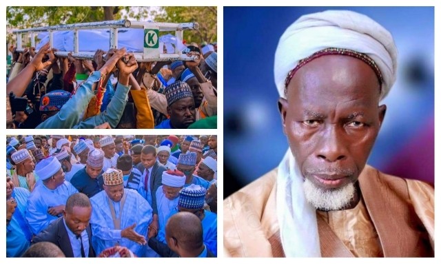 Gombe governor joins thousands at funeral prayer of Khalifa Sheikh Kobuwa